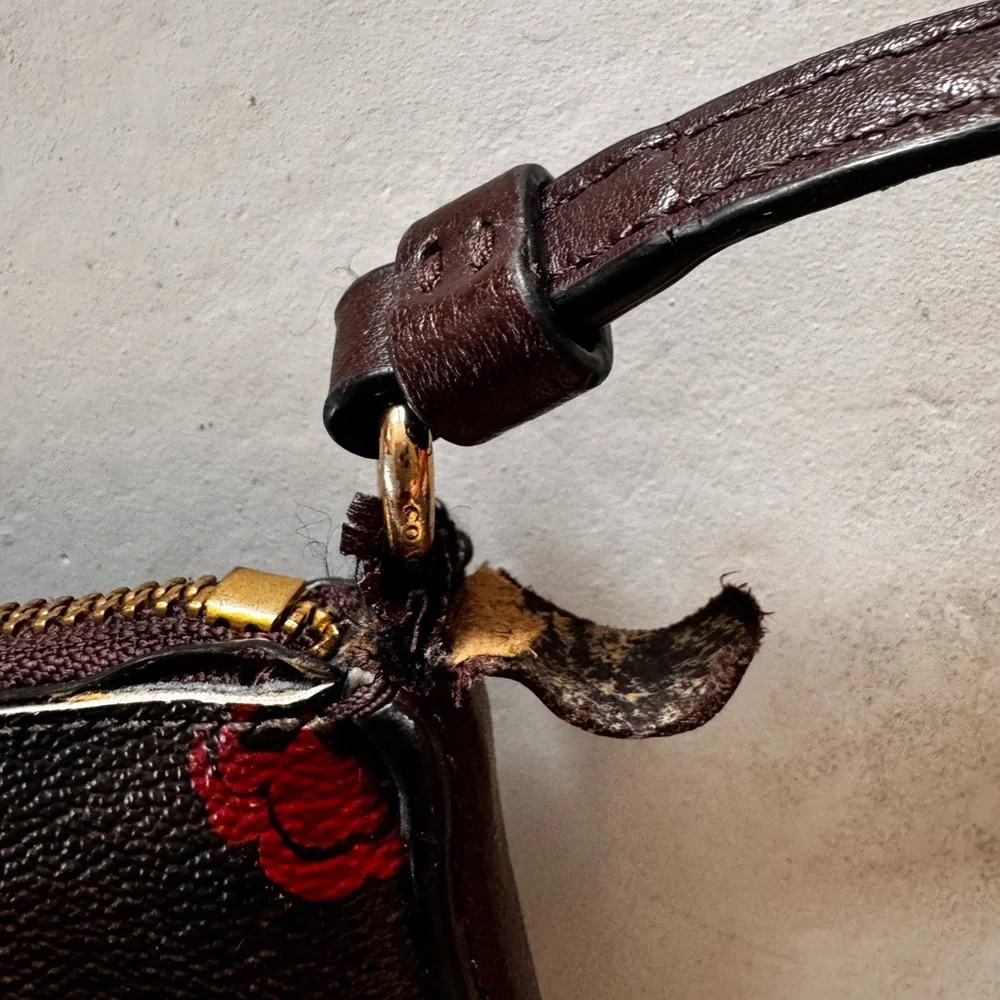 Coach East West Primerose Floral Crossbody Bag - Picture 11 of 12